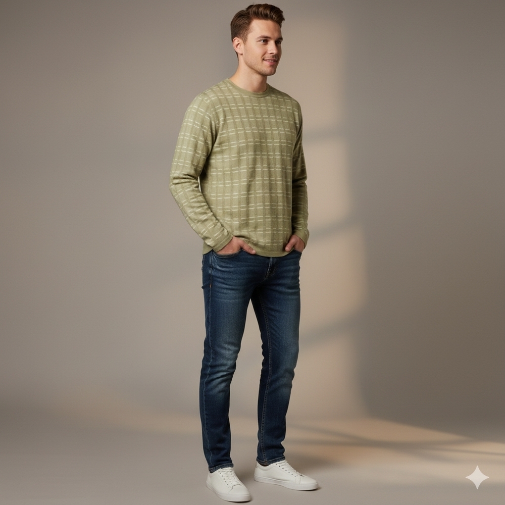 Men's Claiborne Green Long Sleeve